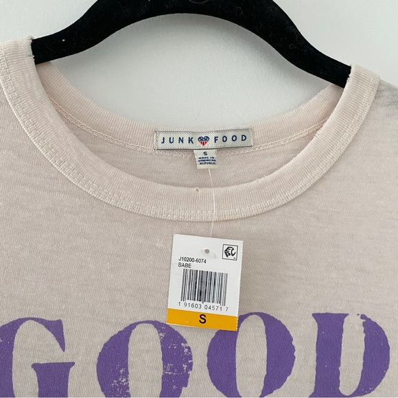 Junk Food Babe Good Times & Tan Lines Graphic T-Shirt NWT - Picture 7 of 7